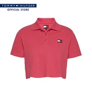 Tommy Hilfiger เสื้อโปโล ผู้หญิง รุ่น DW0DW21363 XI2 - สีแดง