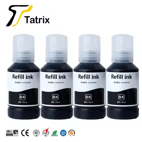 Tatrix 005 Black Compatible Bulk Bottle T03Q Refill Ink for Epson M1100/ M1120/M1140/M1170/M1180/M21