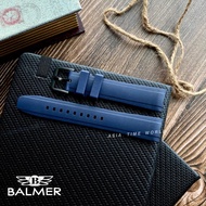 BALMER | Fluoro Rubber ~ For Model 7918G,5006G,8135G,8141G,8136G High Quality Blue Rubber Strap 20mm
