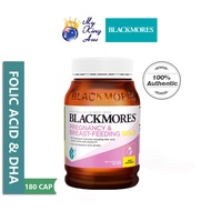 Blackmores Pregnancy and Breastfeeding Gold 180 Capsules Omega-3 DHA Folate Vitamin D 孕妇黄金营养素 叶酸 20 