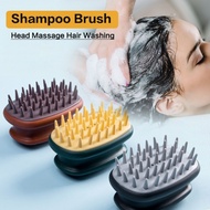 Scalp Health Massage Shampoo Brush Silicone Adult Cleaning Bath Shampoo Comb Brush