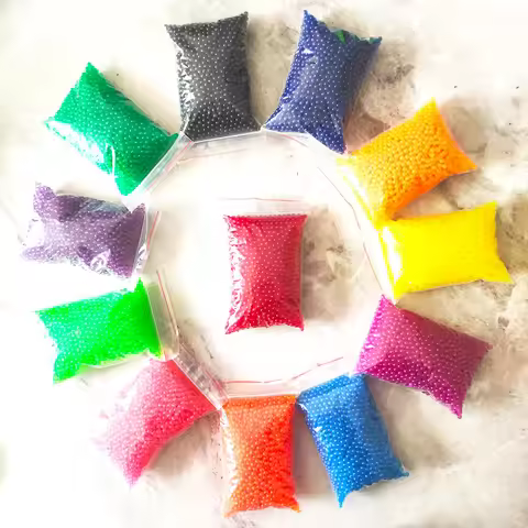 1200pcs/bag Crystal Refill Pack!Wholesale 5mm Epoch Beads Perlen Magic Water Beados Puzzles Toys Edu