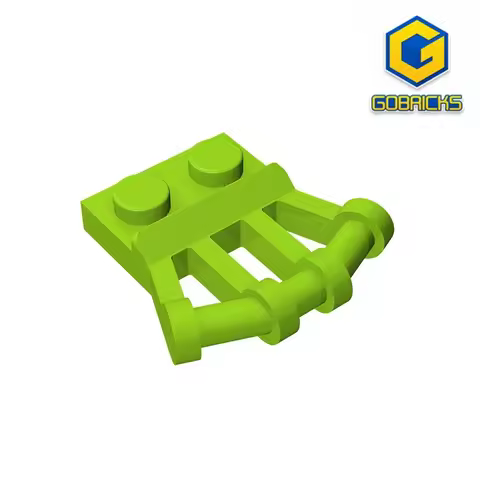 Gobricks GDS-771 PLATE 1X2 W. 3.2 SHAFT 22.5 D. compatible with lego 92692 children's DIY Educationa