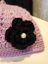 黑色山茶花~胸針