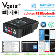 Vgate vLinker FS Bluetooth Code Scanner ELM327 OBD2 Professional-grade Diagnostic Scan Tool for Windows / IOS / Android