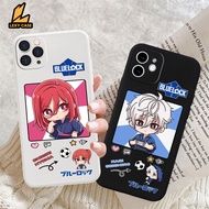 Case Blue Lock Cool Aesthetic SM097 OPPO A5S A12 A15 A16 A16E A16K A17 A57 2022 A54 A55 A53 A3S A11K A31 A36 A52 A92 A94 A93 A37 F1S RENO 4 RENO 7 Casing HP Character Print Cute Anime Latest Oppo Softcase Pro Camera Silicone Mobile Phone