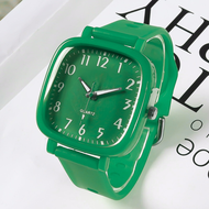 Jam Tangan Wanita Trendy Korea Fashion Terbaru Strap Rubber