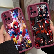 Wine Red Case for VIVO Y21e Y21a Y33t Y33s Y02a Y21 Y02t Y02 Y21s Z-17 Spiderman