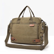 Multi-function Canvas Men Briefcase Bag Fashion Shoulder Bag For Men Business Casual Crossbody Messenger Bag Travel Bags