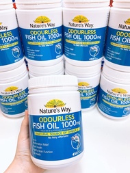 DẦU CÁ NATURE’S WAY ODOURLESS FISH OIL 1000MG - 450 viên
