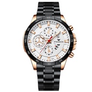Trillion id Jam Tangan Pria Analag Kuarsa Tahan Air LF15 Design Casual Strap Stainless Steel Anti Ka