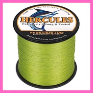 Hercules PE Line Fishing Line 4-Strand Braid 15 Colors Fishing Line Long Distance PE X4 Line High St