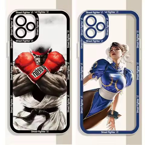 Street-Fighter Case For Xiaomi POCO X6 X7 X5 Pro X3 NFC X4 GT F3 F5 F6 M5S C65 C75 M6 Pro 4G 14T 13T