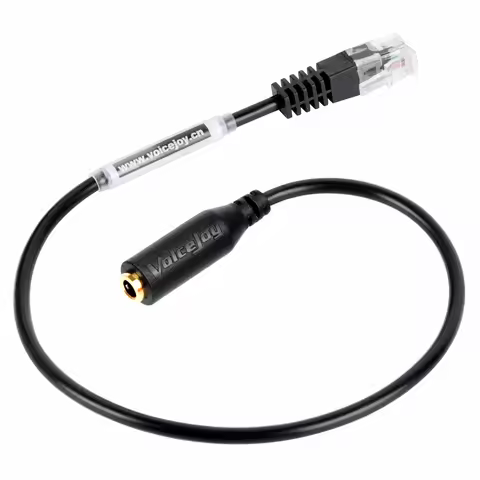 3.5mm smartphone headset with mic to RJ9//RJ10 for Yealink SIP-T19P T20P,T21P,T22P,T26P,T28P,T32G,T4
