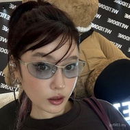 Popular Real Shot Multicolor European American Y2K Special-Shaped Sunglasses Female High-Value Fashi