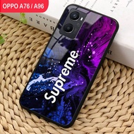 Softcase Glass Kaca OPPO A76 A96 - Casing Hp OPPO A76 A96 - C24 - Pelindung hp OPPO A76 A96 - Case Handphone OPPO A76 A96 - Casing Handphone OPPO A76 A96 - Softcase oppo A76 A96 - Silikon handphone OPPO A76 A96.