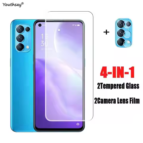 2PCS Glass For OPPO Find X3 Lite Screen Protector For Find X3 Lite Tempered Glass Protective Camera 