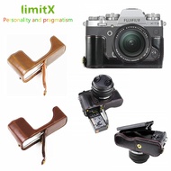 Retro Pu Leather Camera Bag Half Case For Fujifilm X-H2 XH2 XS10 XE4 XE3 XT4 XT3 XT2 XT200 XT30 X-T3