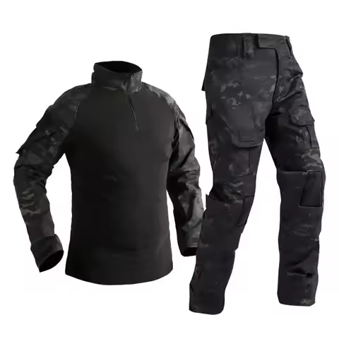 Mens G2 Outdoor Expandable CS Camo Tactical Suit 2nd Generation Frog Camping Combat Pants Military B