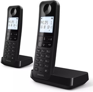 PHILIPS Cordless Phone | D2701B | D2702B | D2751B | D2752B with Handsfree Speaker Phone | Caller ID | 50 Phonebook memory | With/ Without Answering Machine Cordless Phone