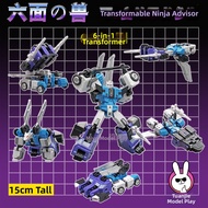 Triple Transformation Deformed Toy Jinbao Magic Cube