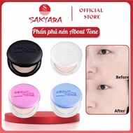 About Tone Eglips Powder Pact Tone-Up Pressed Powder, Oil Control, Anti-Mold Foundation About Tone P