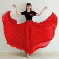 Adult Classical Dance Costume - Chiffon 720 Degree Swinging Skirt