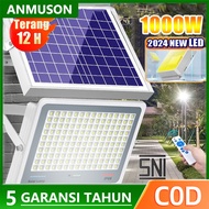 Anmuson 1000W solar light 7-IN-1 LED lampu tenaga surya otomatis outdoor IP67 Waterproof lampu taman