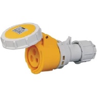 Elecbee IEC60309 16A 3 Pin 110V-130V 50/60Hz 3P 4h 2P+E IP67 CEE Female Connector