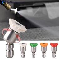 【READY STOCK】NOBELJIAOO Car Washing Pressure Washer Nozzle Tips 360 Rotatable for 1/4 Quick Connect 