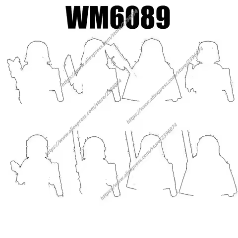 WM6089 Action Figures Movie accessories Building Blocks Bricks toys WM955 WM956 WM957 WM958 WM959 WM