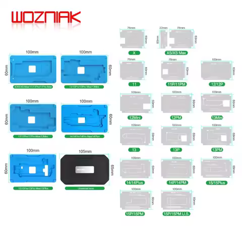 RELIFE RL-601T 25 in 1 iPhone X-16 Pro Max Motherboard Middle Layer Board Plant Tin Platform 3D BGA 