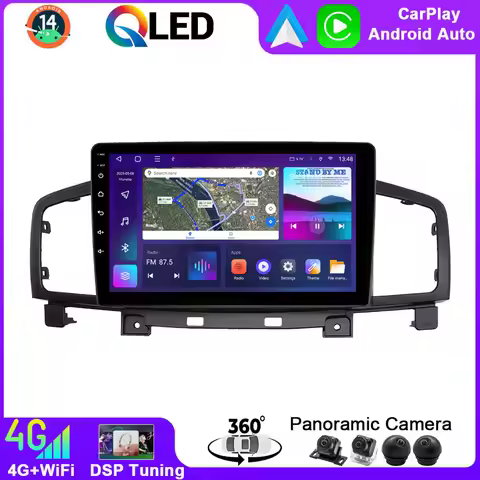 Android 14 QLED Car DVD Multimedia Player For Nissan Quest Elgrand E52 2010-2016 Auto GPS Radio Carp