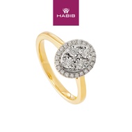 HABIB Cluster Diamond Ring in 375/9K Yellow Gold 269680624(YG)