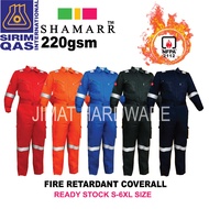 SHAMARR FIRE RETARDANT COVERALL FRC (SIRIM) NFPA2112 (FRC)-PPE SAFETY COVERALL