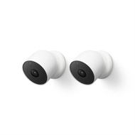 Google Nest Cam Outdoor or Indoor, Battery - 2nd Generation - 2 Count (Pack of 1) Google Nest Cam Ou