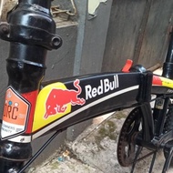 Sepeda Lipat Bekas 16 Inch Hitam Red Bull Erniskuwana12