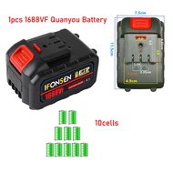 588VF / 1688VF / 2988VF/ 3988VF Lithium Battery Cordless Electric Drill Lithium Battery Power Tools 