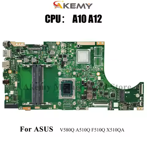 X510QR Laptop Motherboard For ASUS VivoBook A510Q X510QA V580Q X510Q F510Q X510QR Mainboard With A10