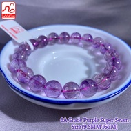 Baceda Natural Crystals of 6A Grade HQ Purple Super Seven Bracelet