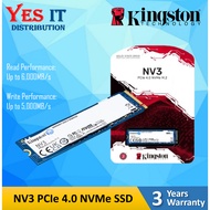 KINGSTON NV3 M.2 2280 / NV3M3 M.2 2230 NVMe PCIe GEN 4.0 SSD (500GB/1TB/2TB/4TB) (SNV3SM3)