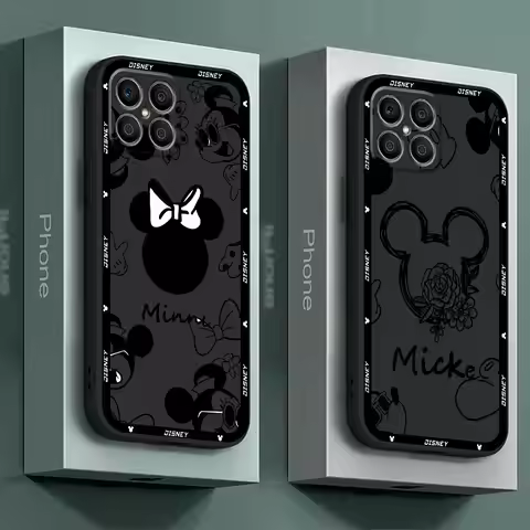 Disney Mickey Minnie Logo Cover Phone Case for Honor X9a Magic5 Lite X8a X6a 70 X8 X7 X6 90 Pro 8X M