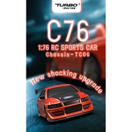 Turbo Racing C76 Sport Car 1/76 Scale RTR - Orange