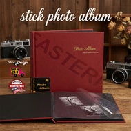 20sheet -40page (Depan/Belakang) Stick Album Gambar DIY Self-Adhesive Gambar Album  / Album Buku Han