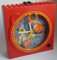 絕版LEGO 藍球員主題時鐘 Sports Basketball Alarm Clock