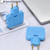 OCEANMAPDZ EU Plug 3 In 1 1Pcs Wireless Fulfillment Extension Multi-Plug Socket Adapter