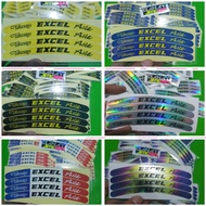 TAKASAGO EXCEL ASIA PRINT RIM STICKER