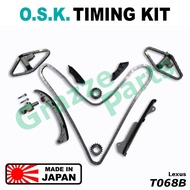 (14pc) OSK Timing Chain Kit Set for Toyota Lexus RX350 GGL15 3.5 2005-2014 2GR-FE 2GR-FXE 3GR-FSE 4G