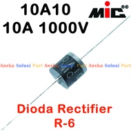 Diode 10A10 10A 1000V MIC Diode Rectifier R-6