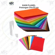 Colorful 25cm x 25cm Flannel Fabric